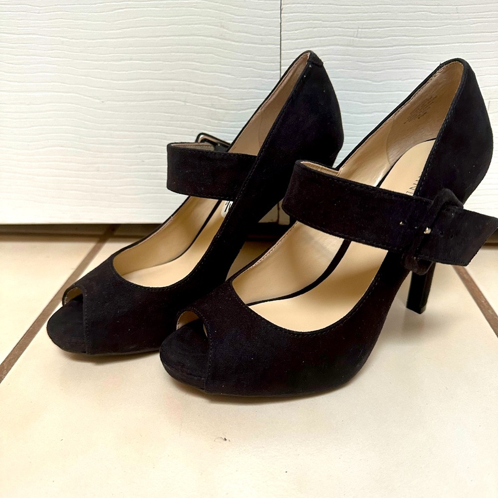 🌹New Nine West black Sz 6.5 heels